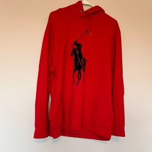 Red sweat shirt/XXL/men/polo